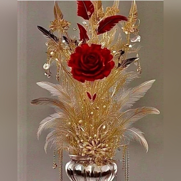 WIDE AUTHENTIC GENUINE DIAMONELLE MULTI ROW RING size 6 - Picture 7 of 7